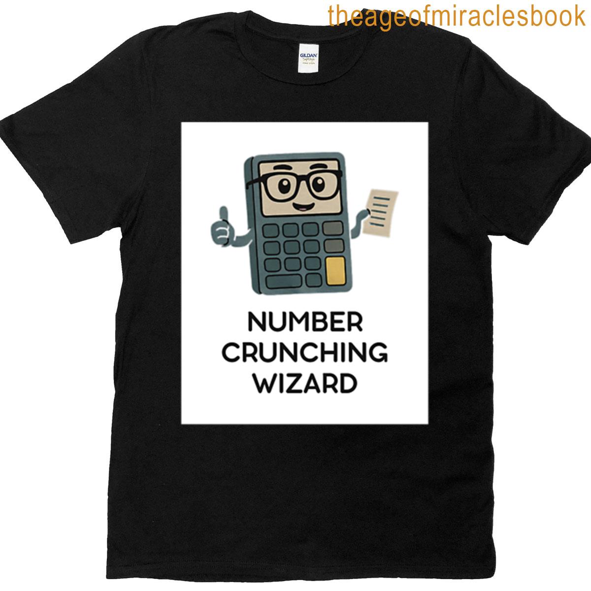 Number Crunching Wizard T-shirt
