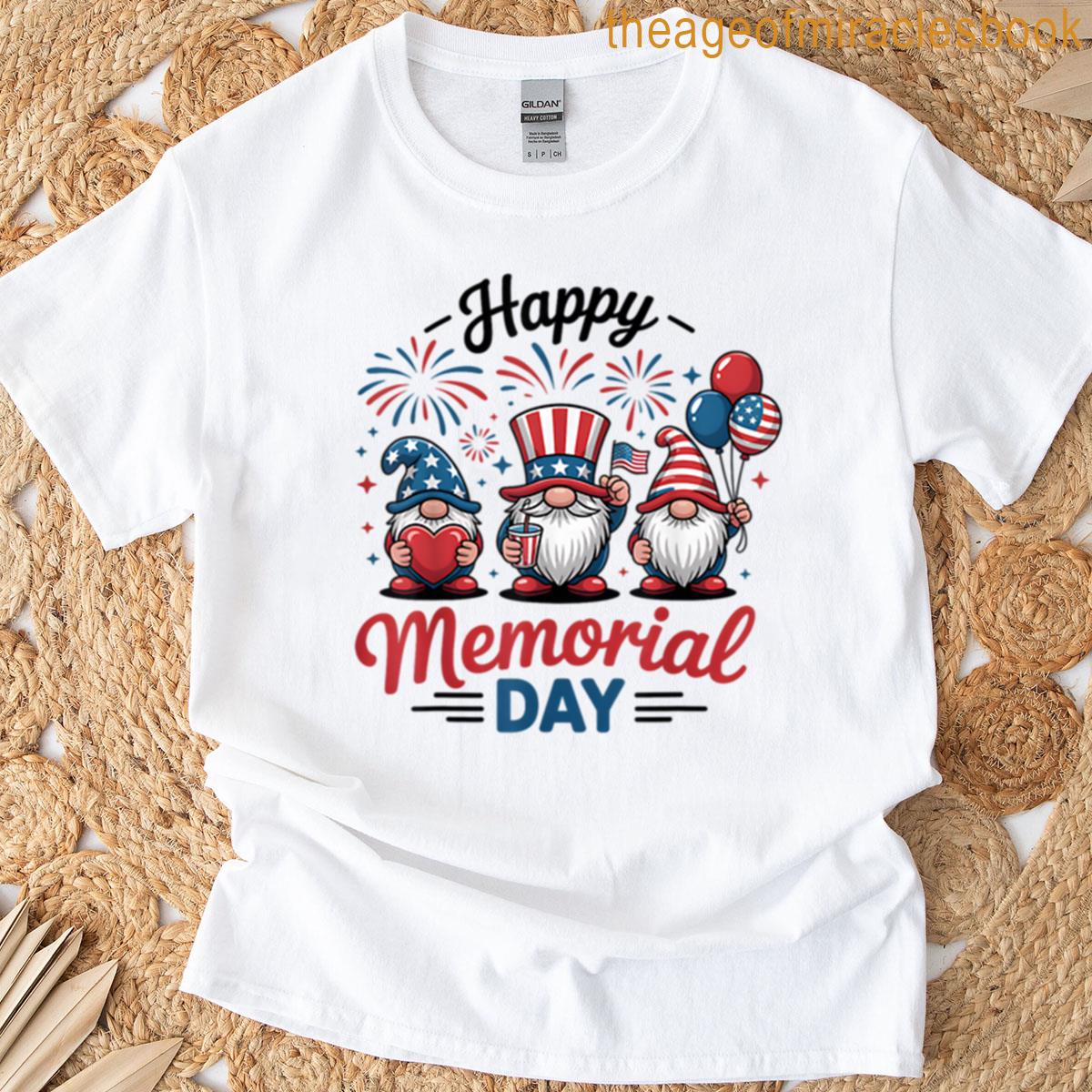 Patriotic Gnome Celebration T-shirt
