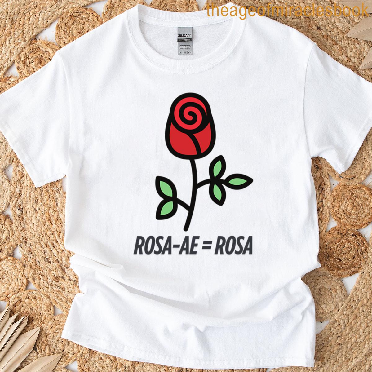 Rose With Latin Declination T-shirt