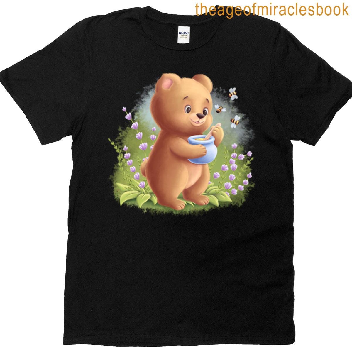 Teddy Bear With Honey Oversized T-shirt