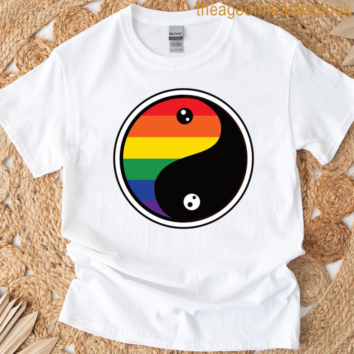 Yin Yang Rainbow T-shirt
