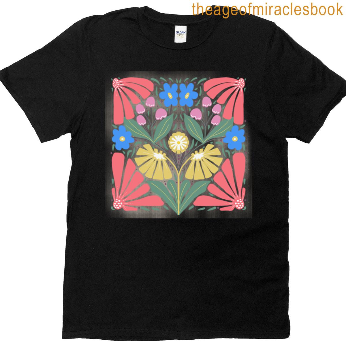 Cottage Garden Summer Oversized T-shirt