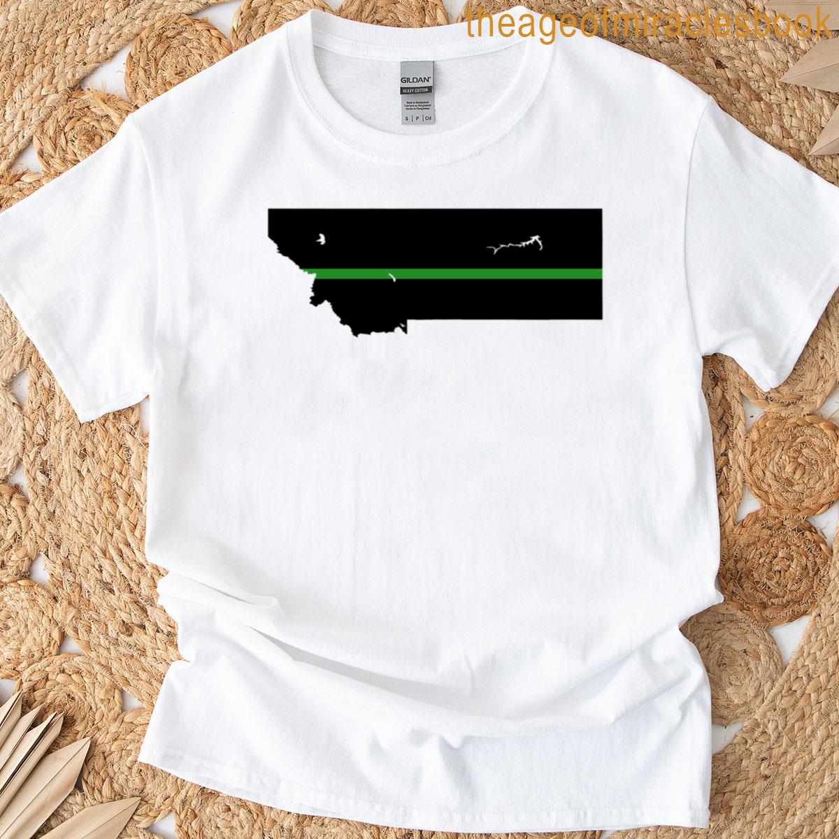 Montana Thin Green Line T-shirt