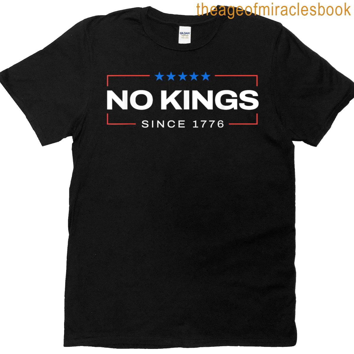 No Kings Since 1776 Simple T-shirt