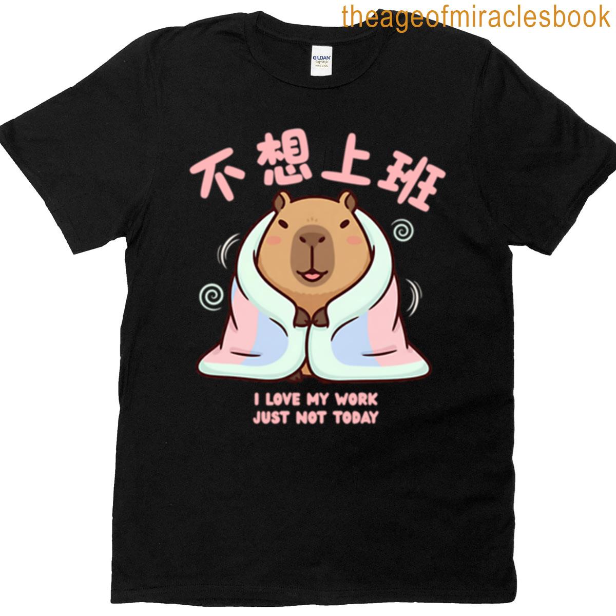 Not Working Capybara Oversized T-shirt