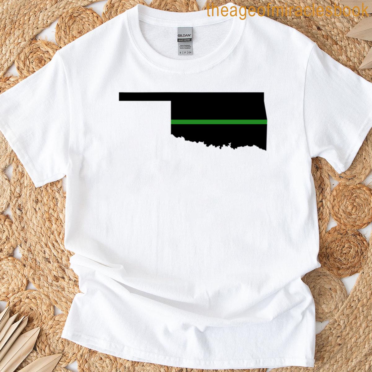 Oklahoma Thin Green Line T-shirt