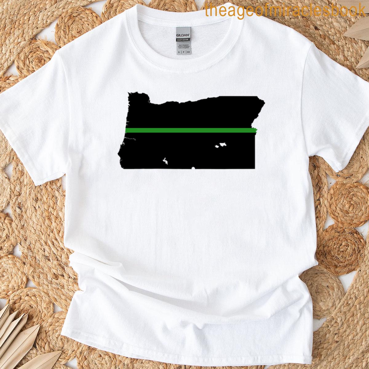 Oregon Thin Green Line T-shirt