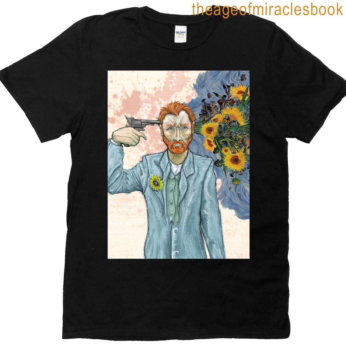 Sunflowers Van Gogh Killing Himself Oversized T-shirt