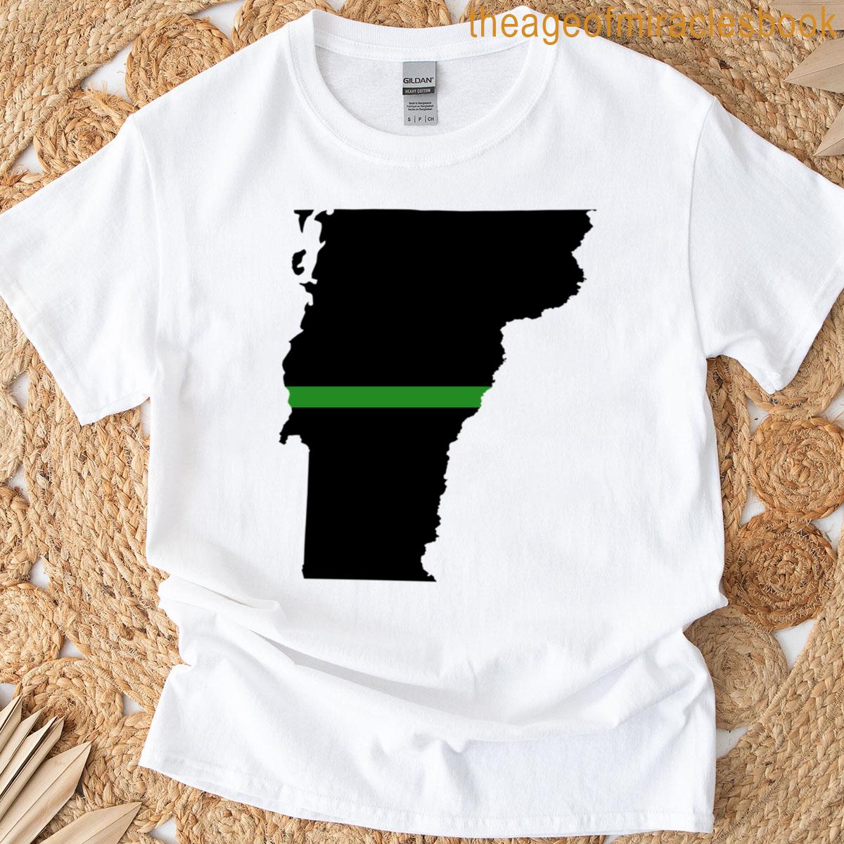 Vermont Thin Green Line T-shirt