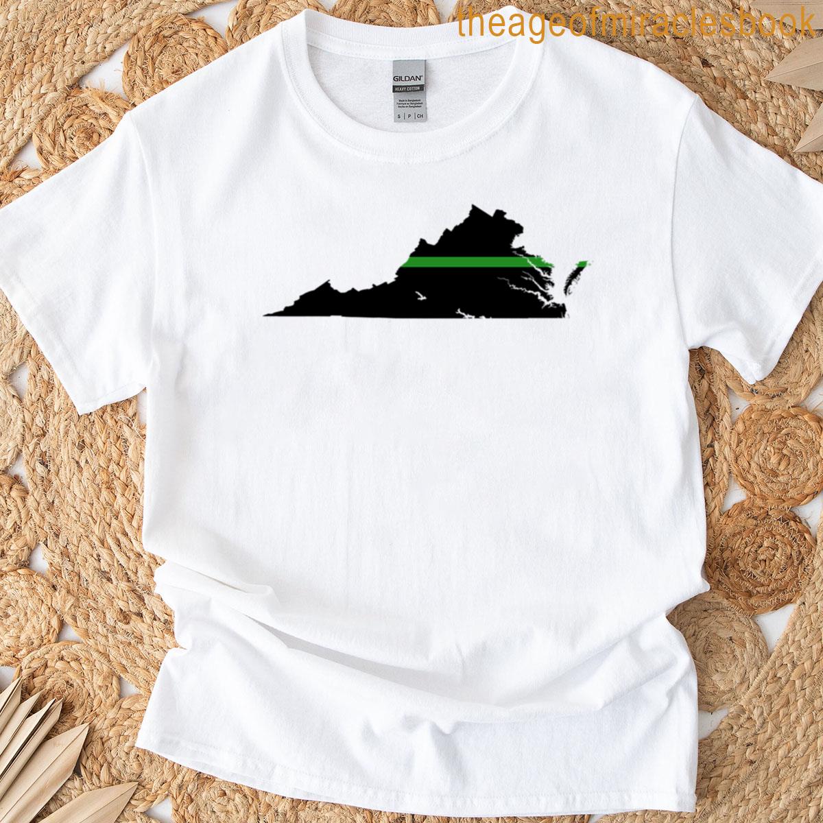 Virginia Thin Green Line T-shirt