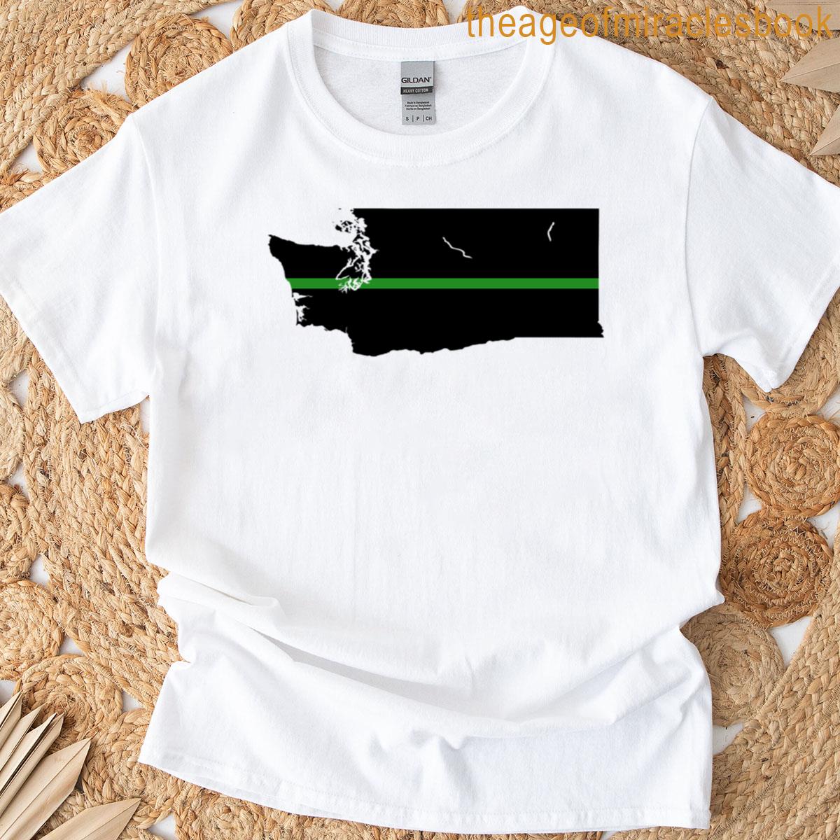 Washington State Thin Green Line T-shirt