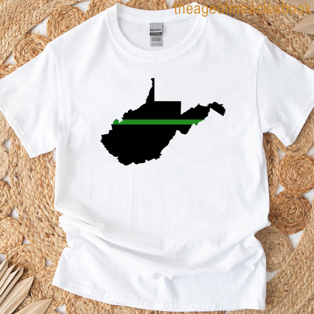 West Virginia Thin Green Line T-shirt