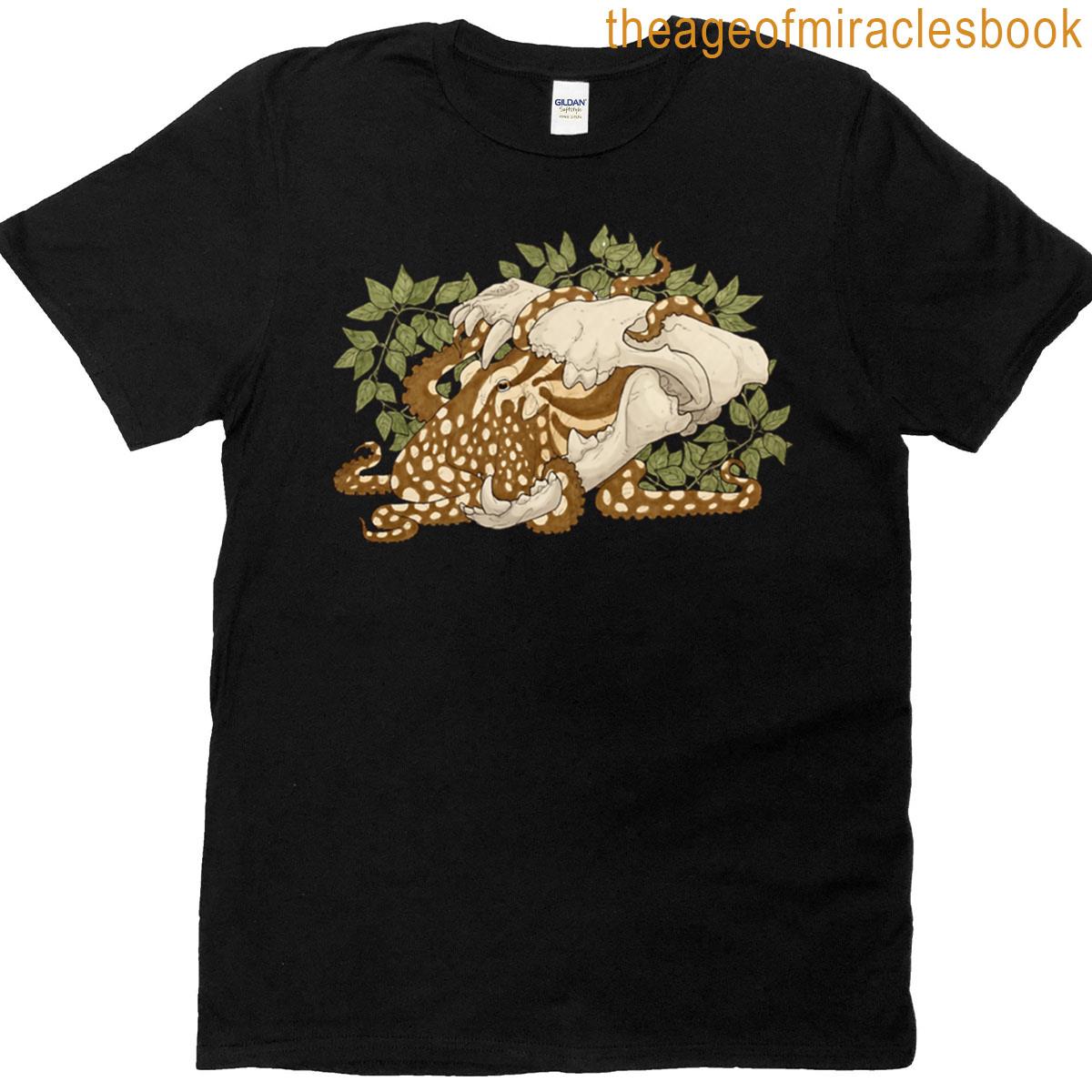 Wolf Skull Octopus T-shirt