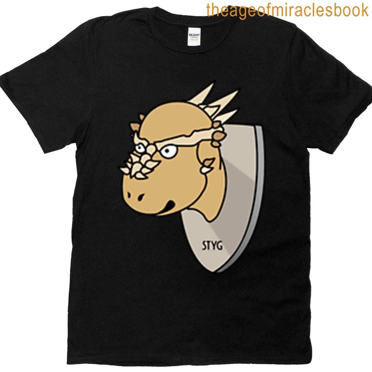 Dino Mounted Wall Art – Stygimoloch T-shirt
