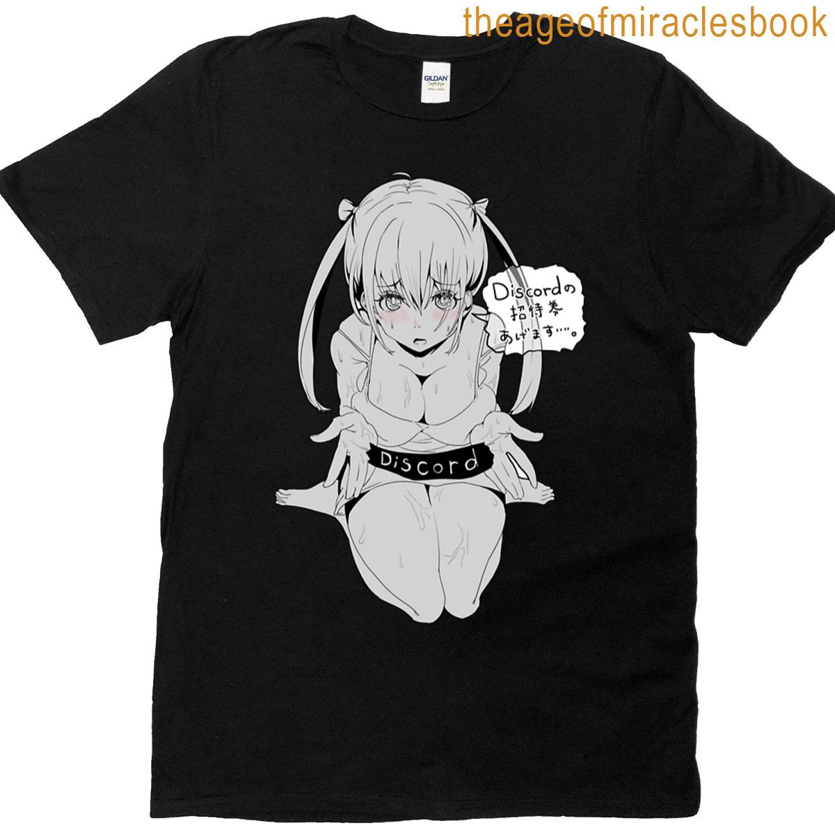 Discord Invite Please Sticker Oversized T-shirt