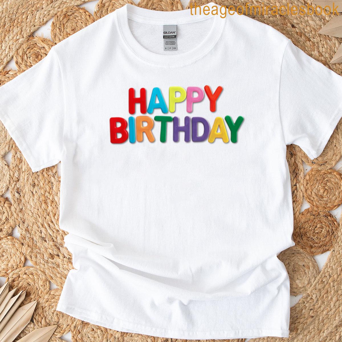 Happy Birthday Oversized T-shirt