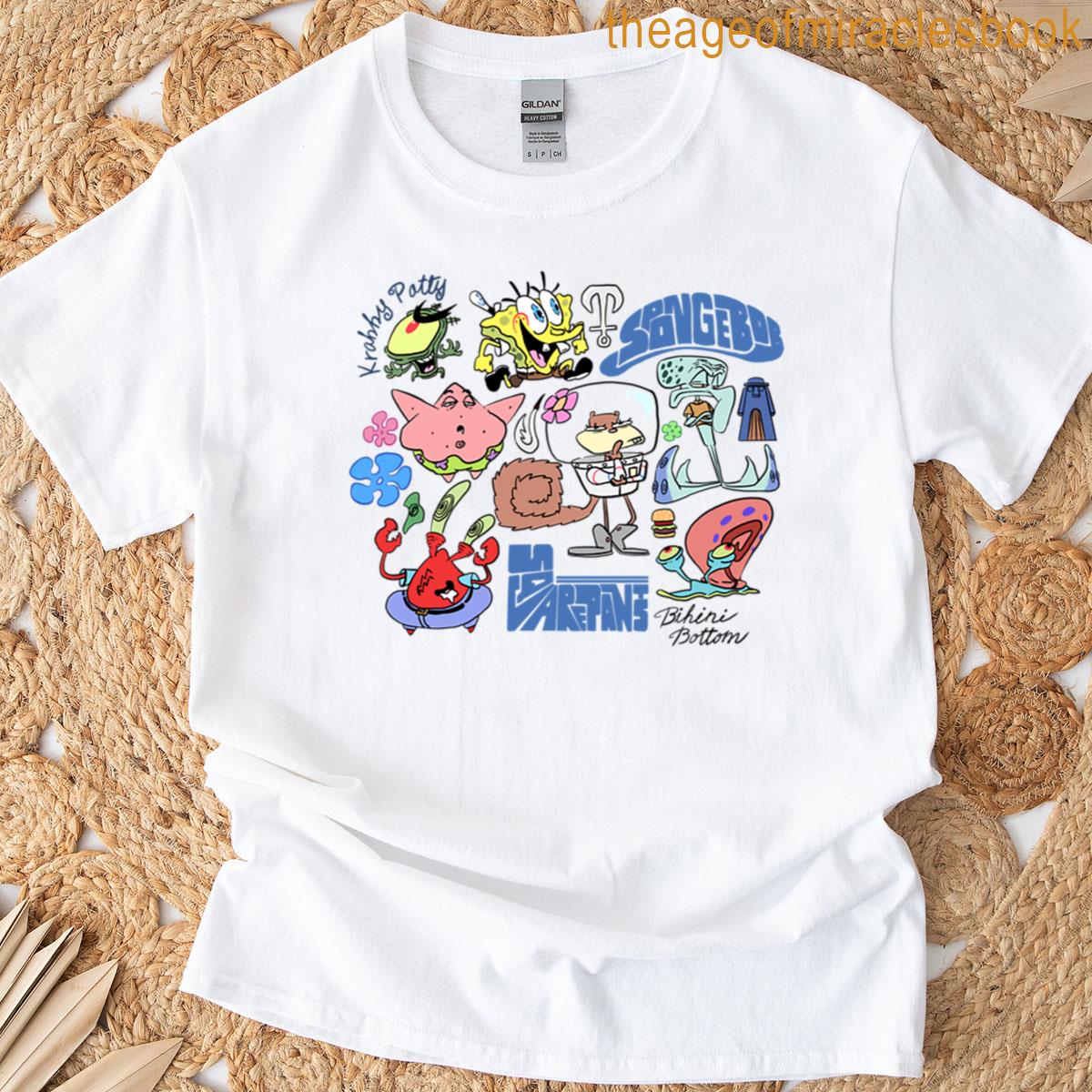 Spongebob Squarepants Characters Active T-shirt