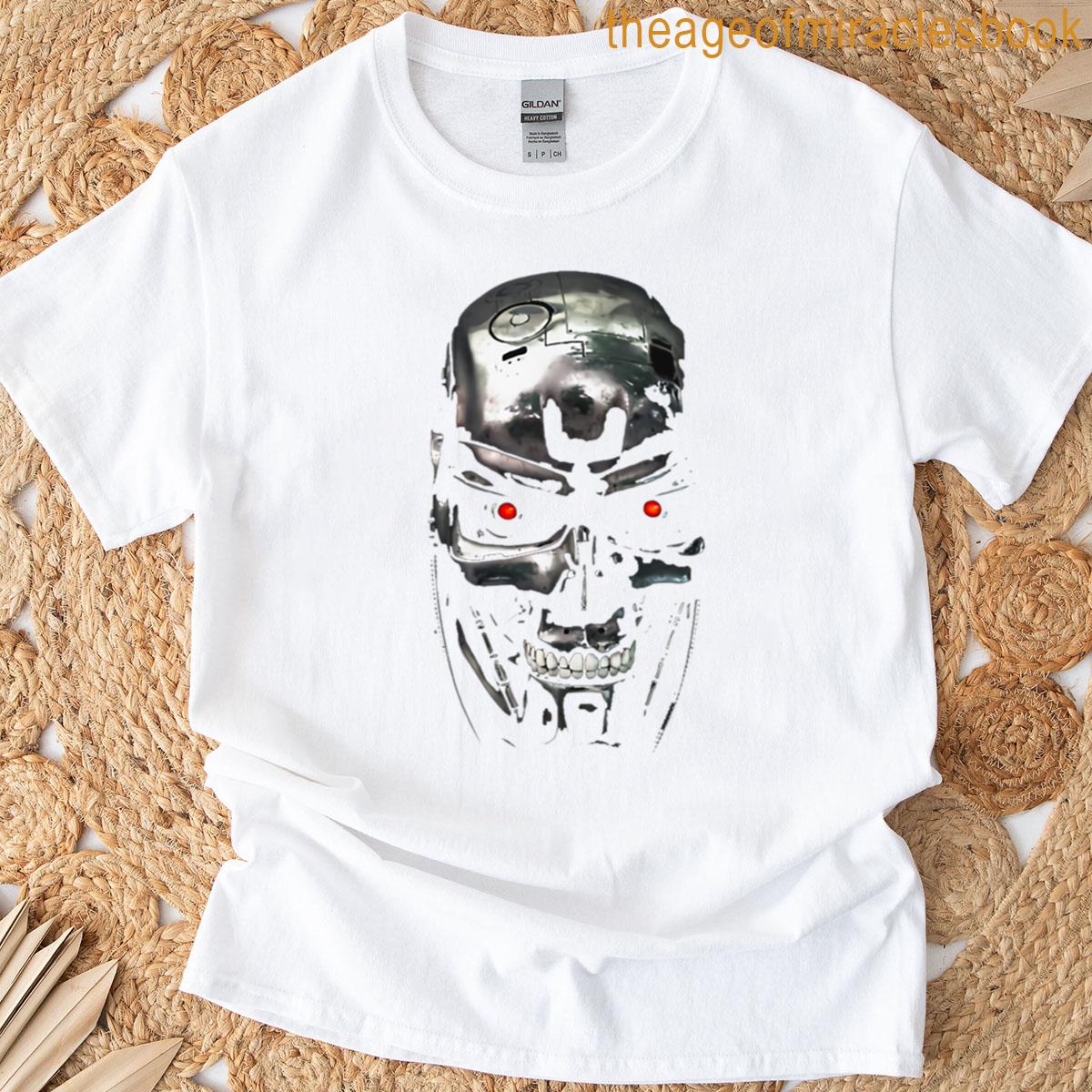 Terminated The Robotic Skull Oversized T-shirt