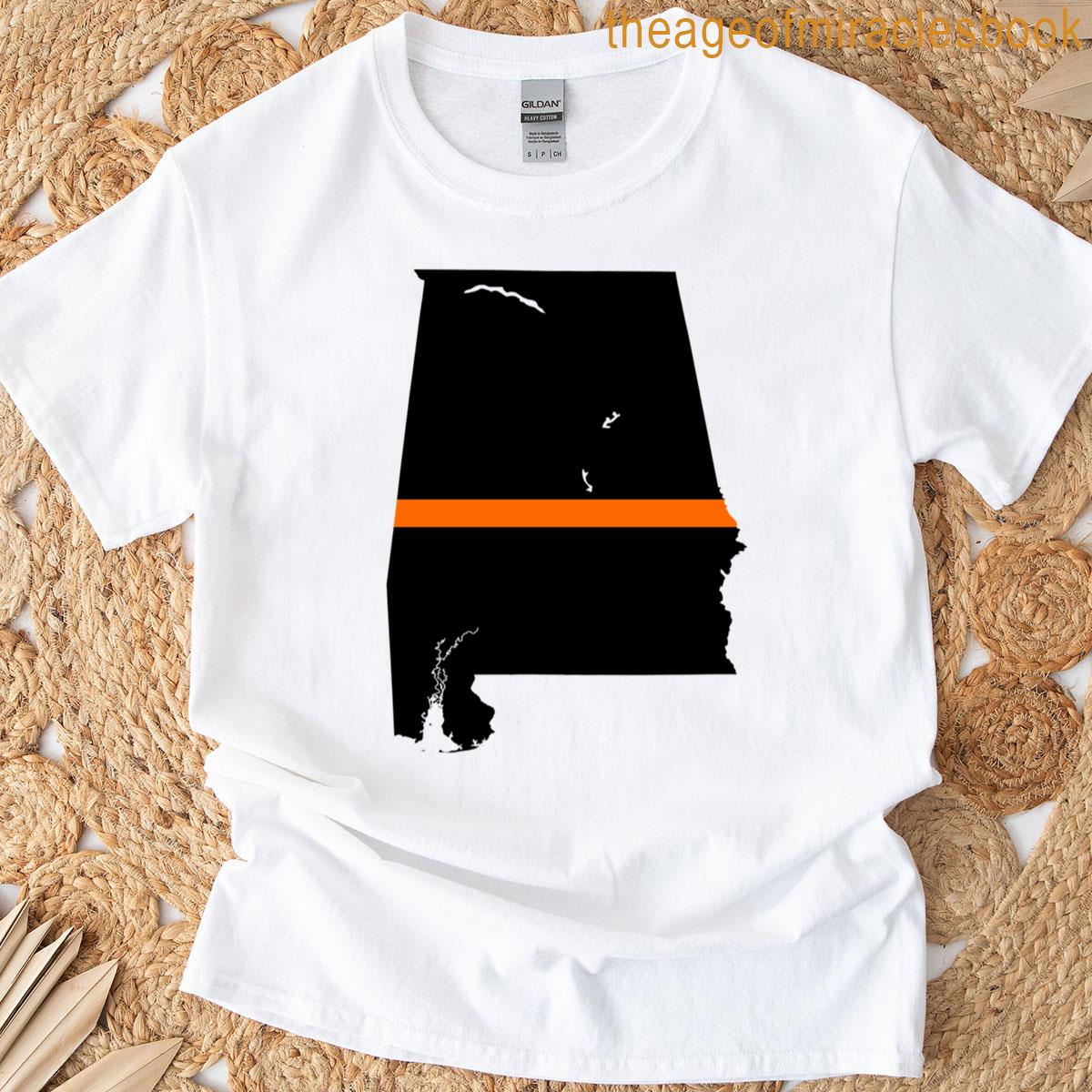 Alabama Thin Orange Line T-shirt