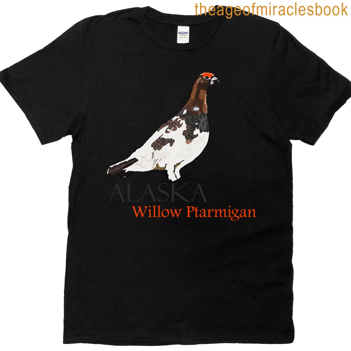 Alaska Willow Ptarmigan State Bird T-shirt