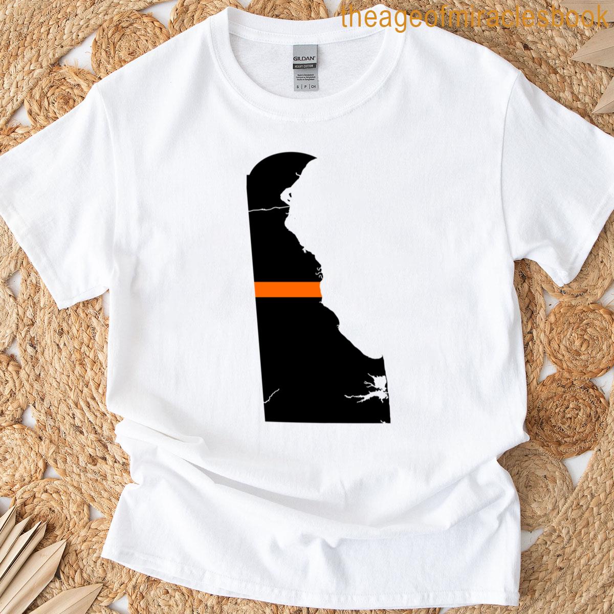 Delaware Thin Orange Line T-shirt