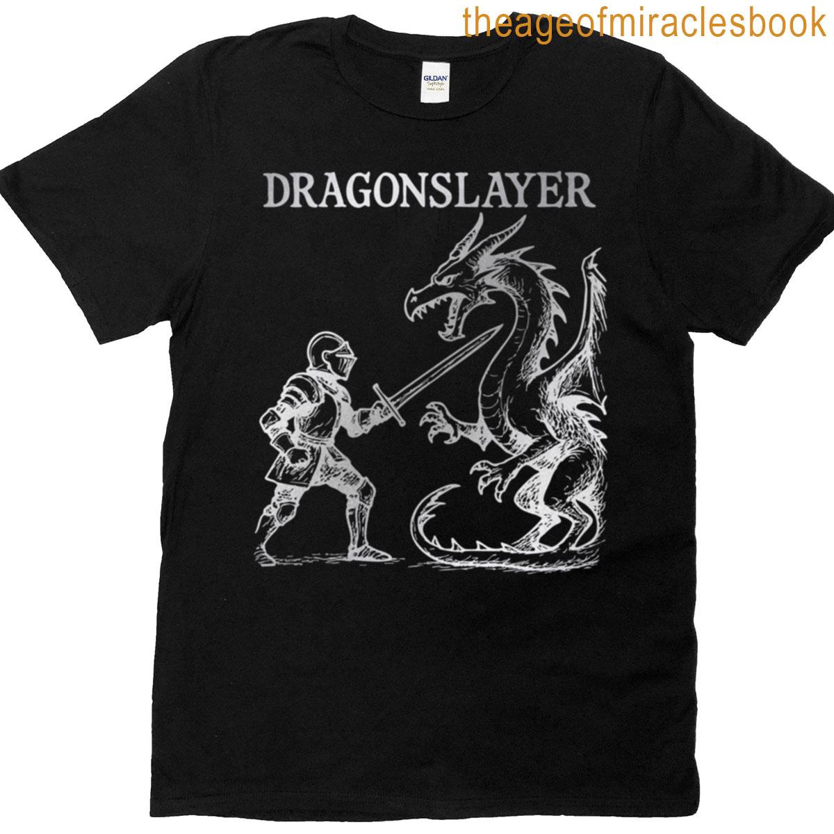 Dragonslayer Silver Oversized T-shirt