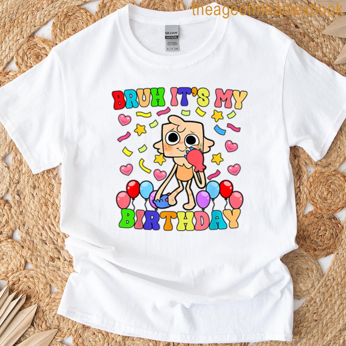Funny Balloon Birthday Vibes T-shirt