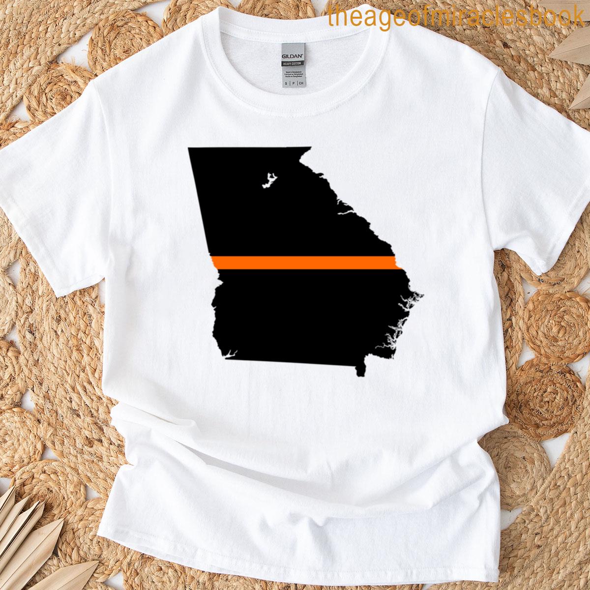 Georgia Thin Orange Line T-shirt