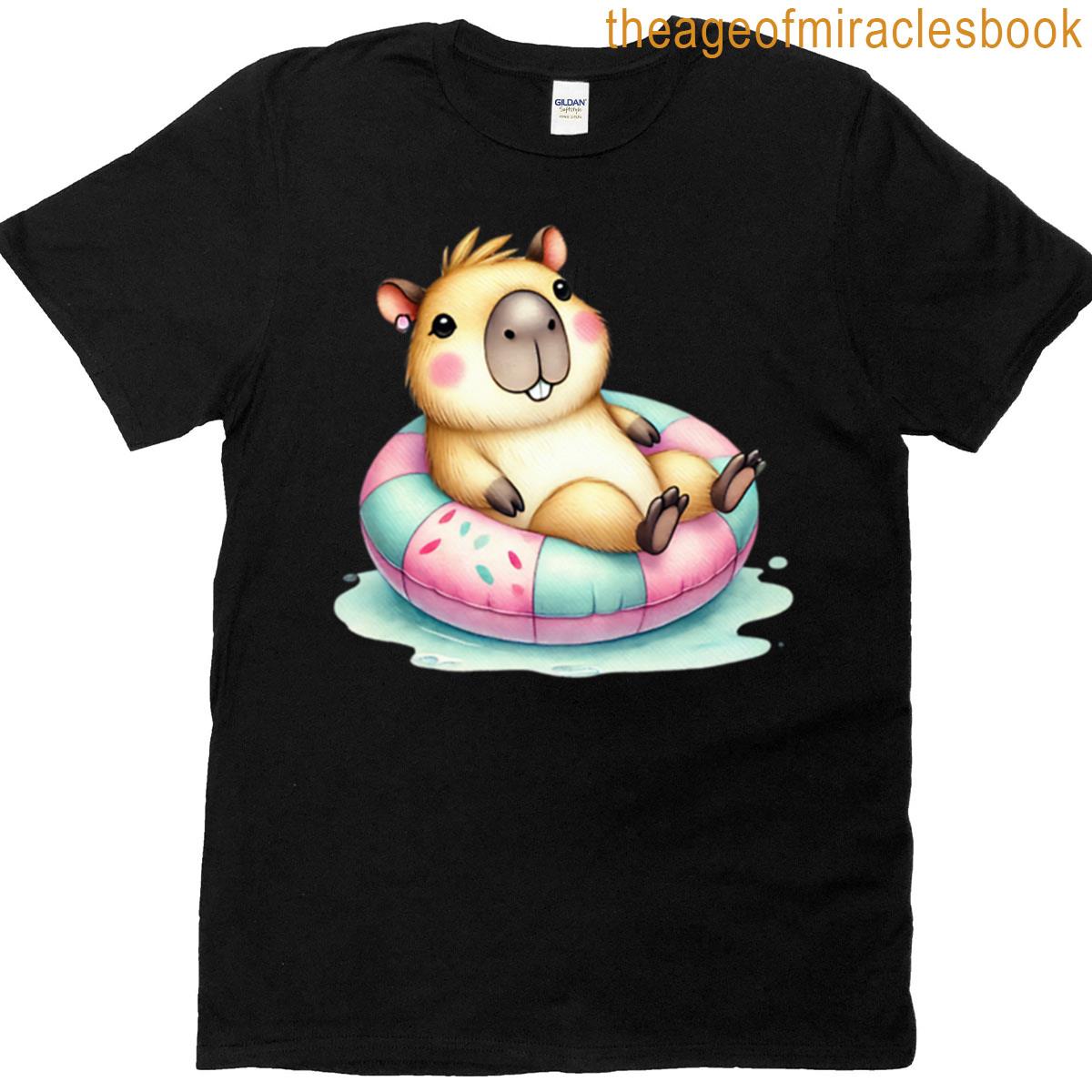 Summer Capybara Float T-shirt