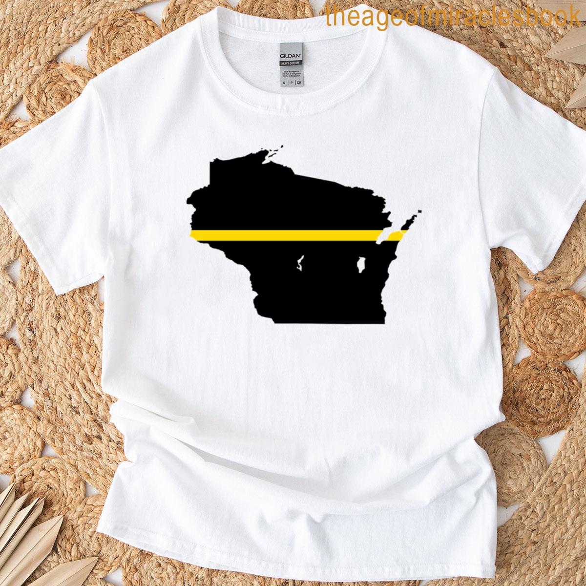 Wisconsin Thin Gold Line T-shirt