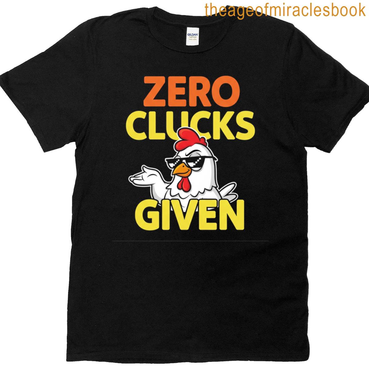 Zero Clucks Given Oversized T-shirt