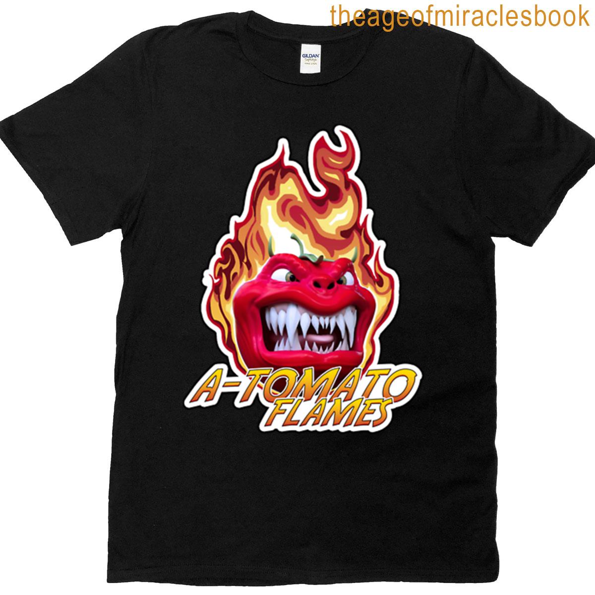 A Tomato Flames T-shirt