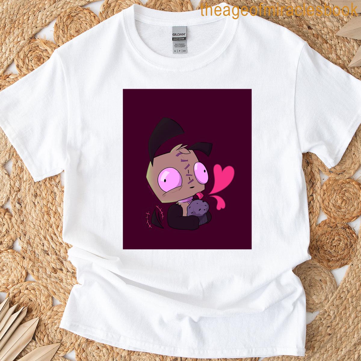 Gir With Muffin Graphic T-shirt