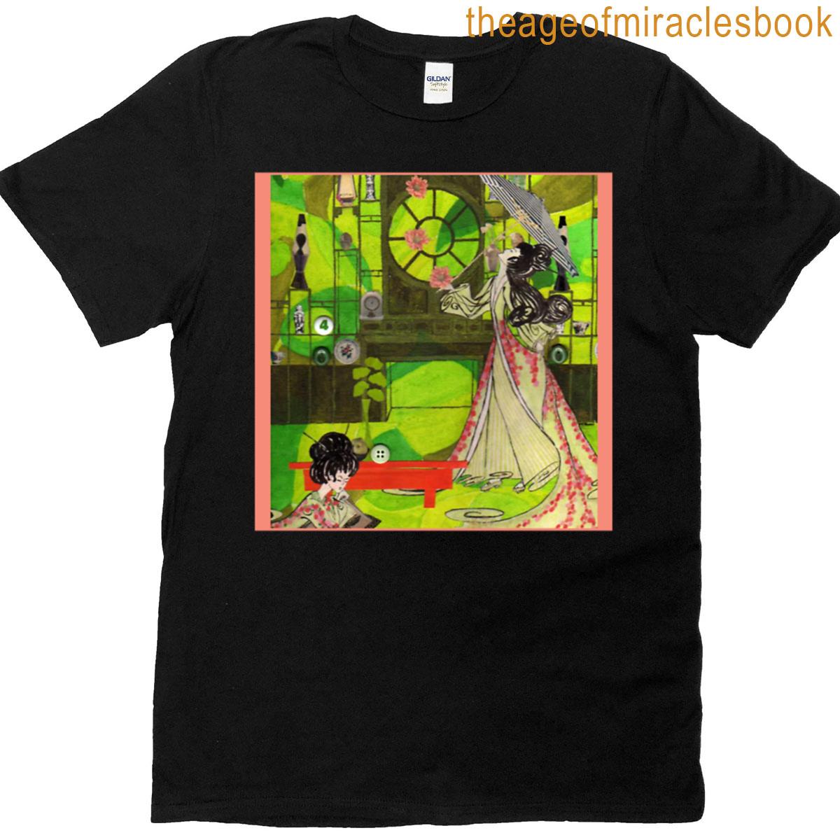 Green Kimono Ladies T-shirt