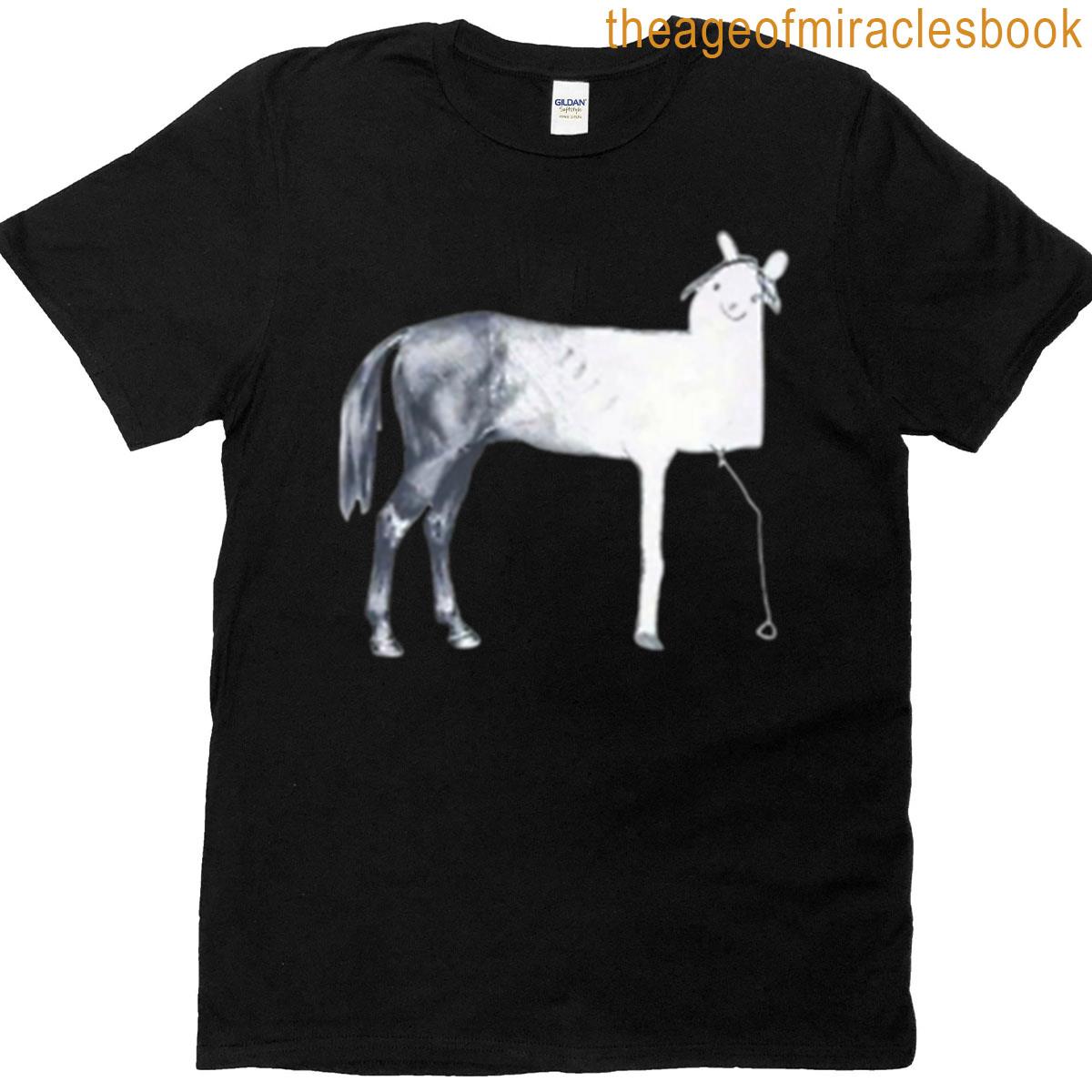 Horse Drawing Meme T-shirt