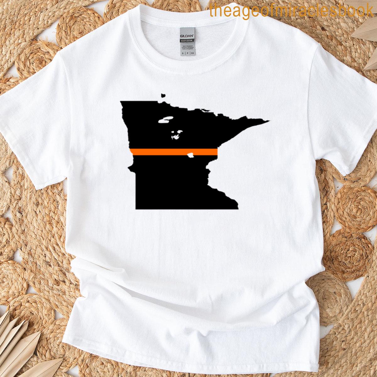 Minnesota Thin Orange Line T-shirt
