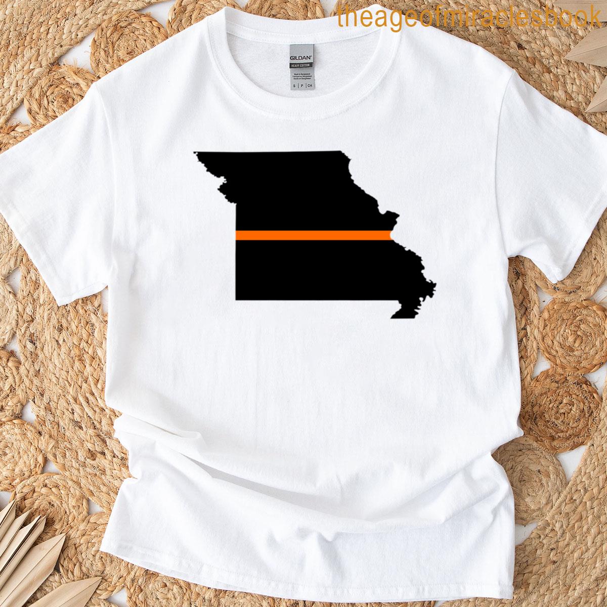 Missouri Thin Orange Line T-shirt