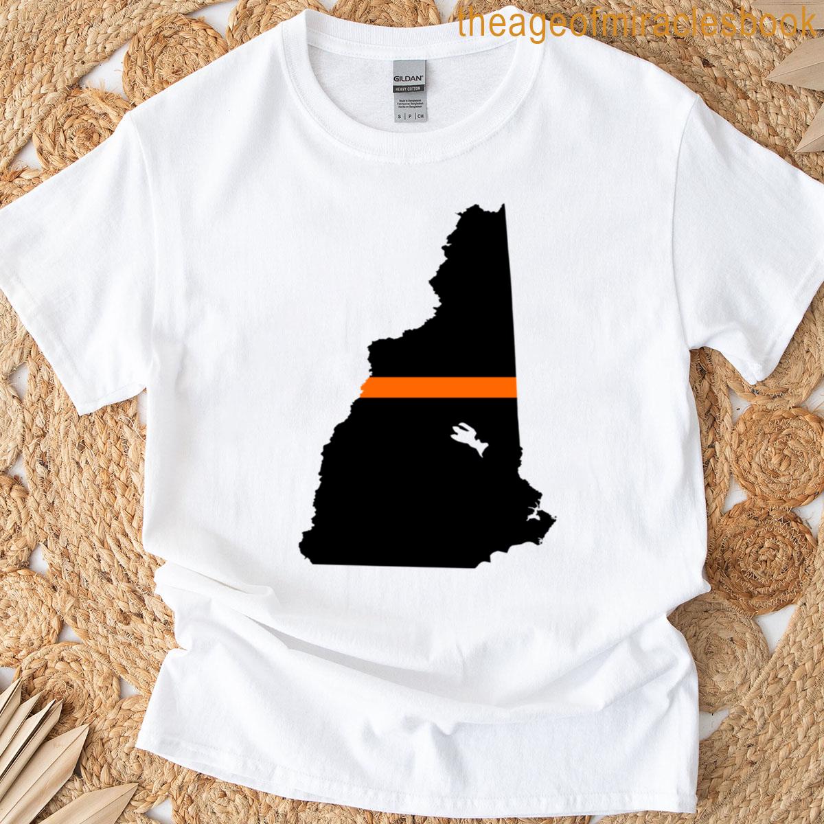 New Hampshire Thin Orange Line T-shirt