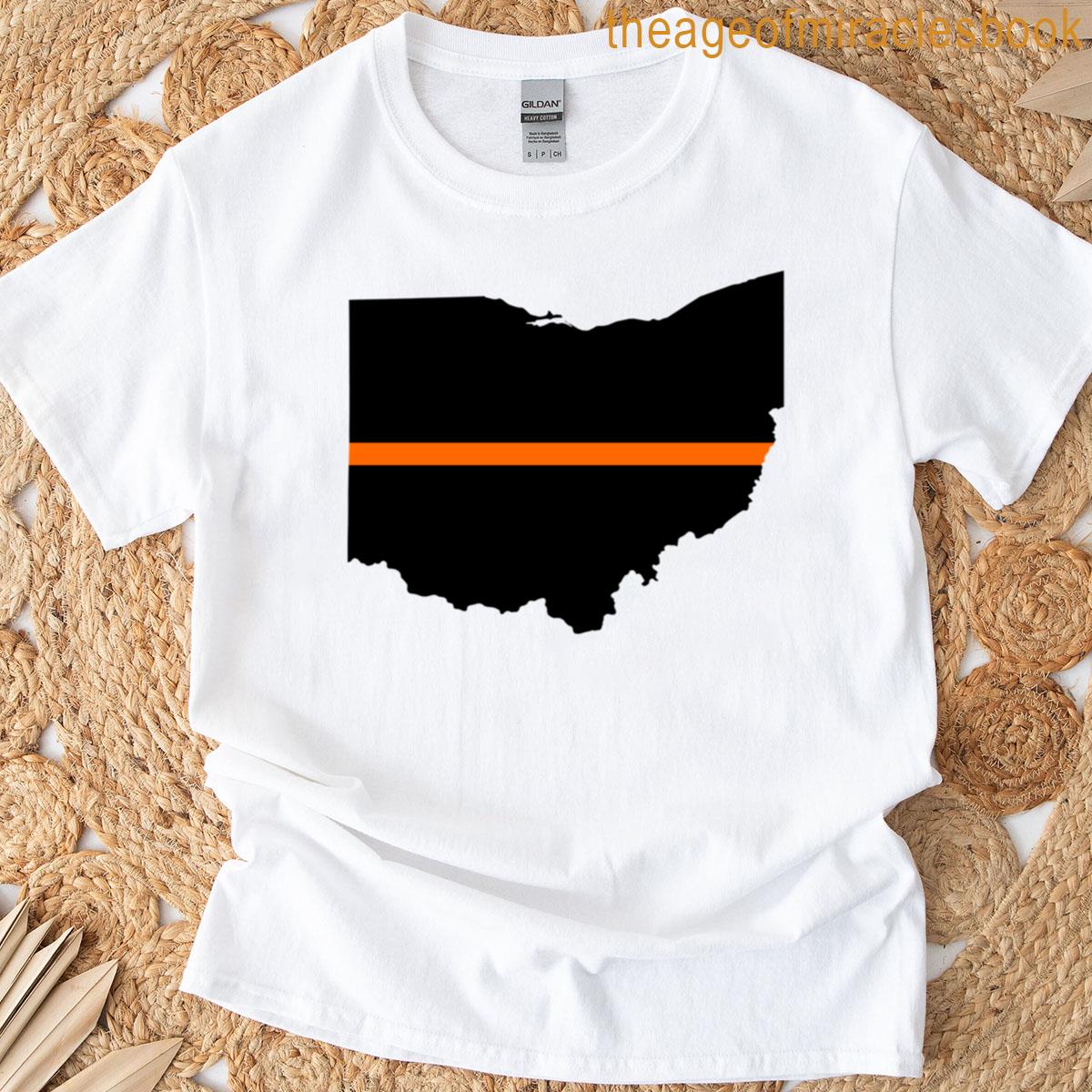 Ohio Thin Orange Line T-shirt