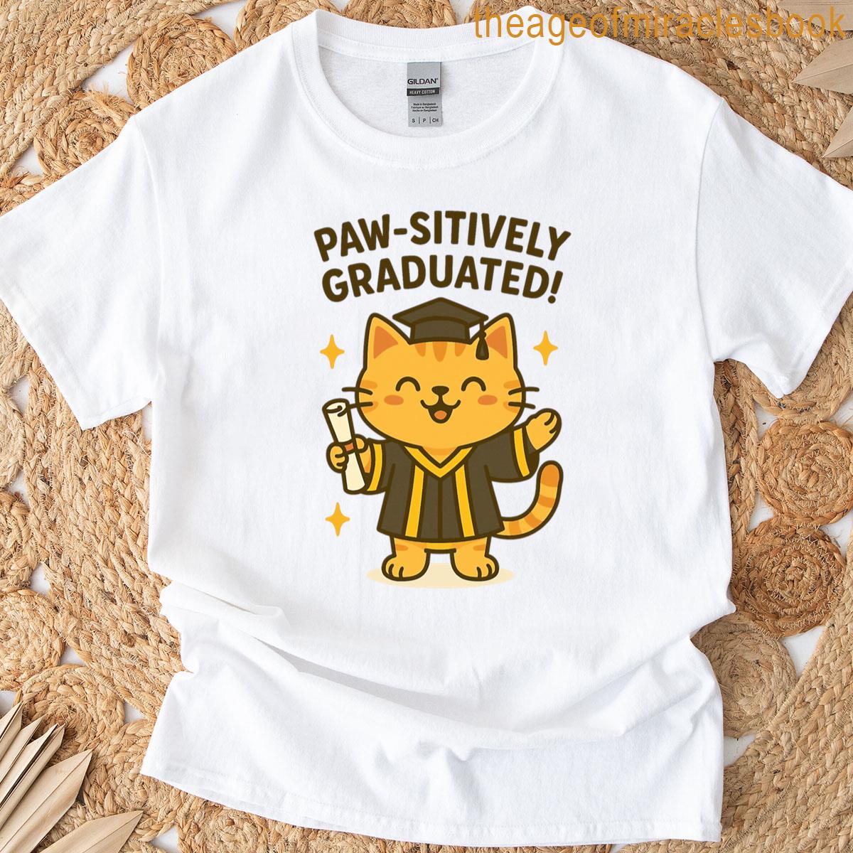 Paw-sitively Graduated T-shirt