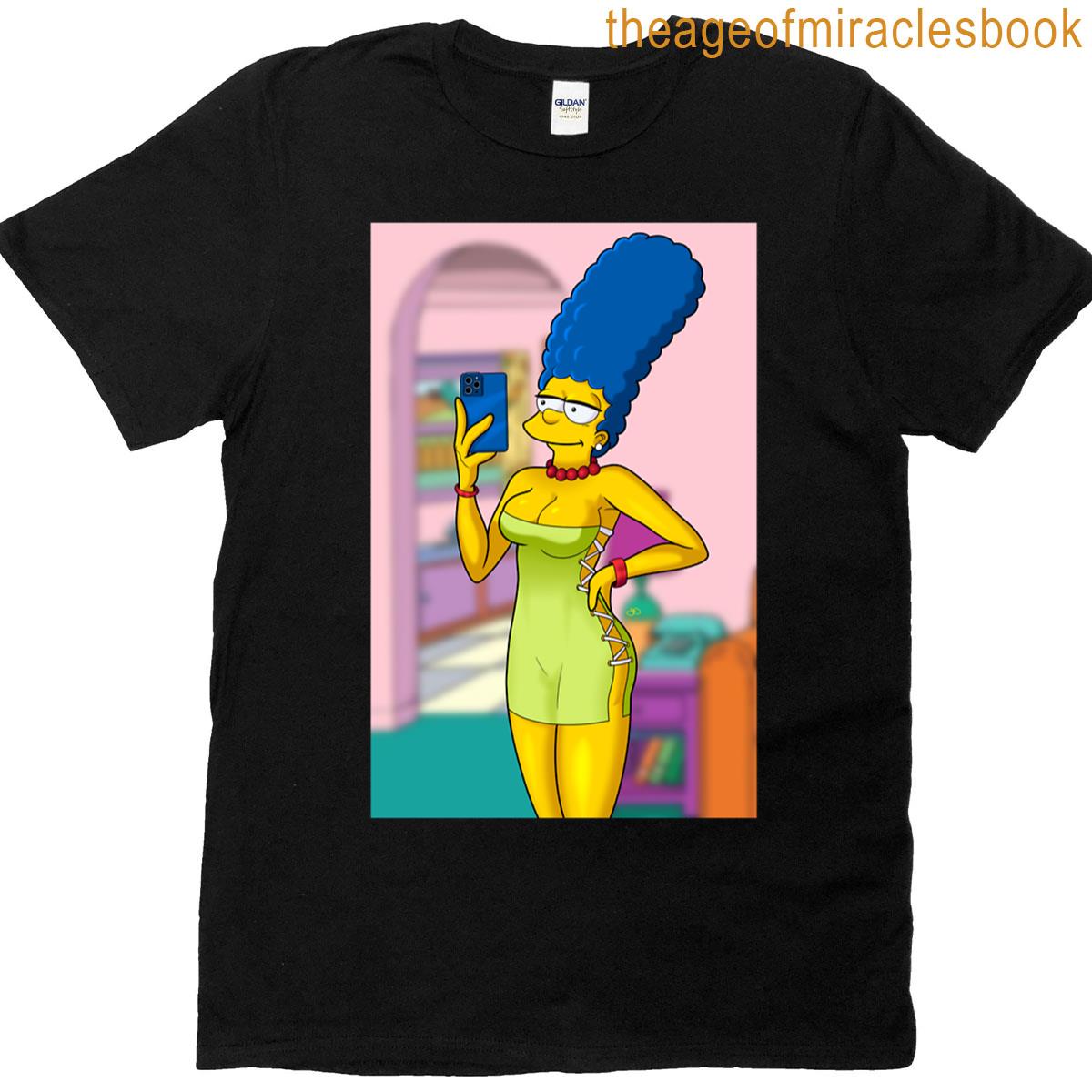 Selfie – Marge Simpson T-shirt