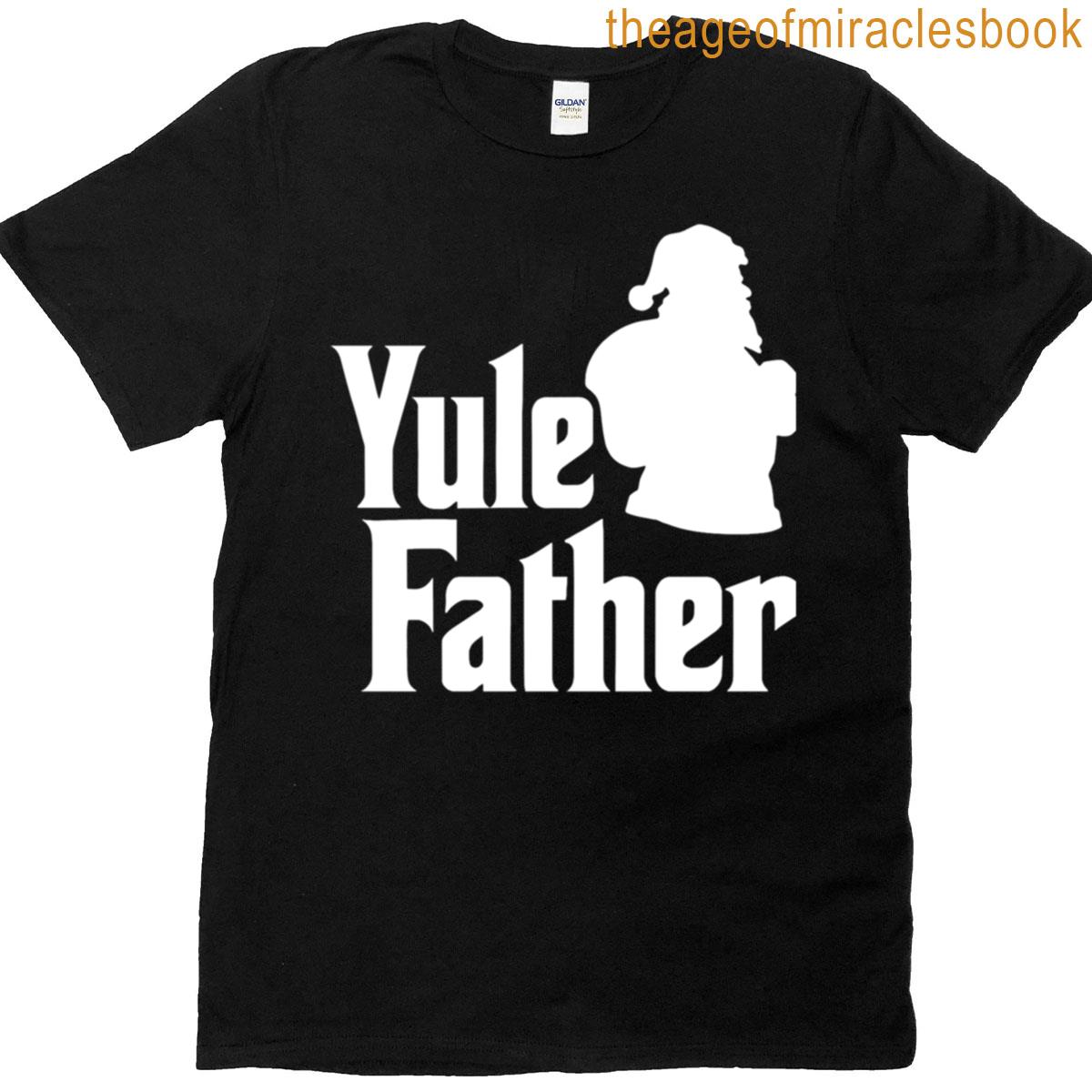 Yule Father White Print T-shirt