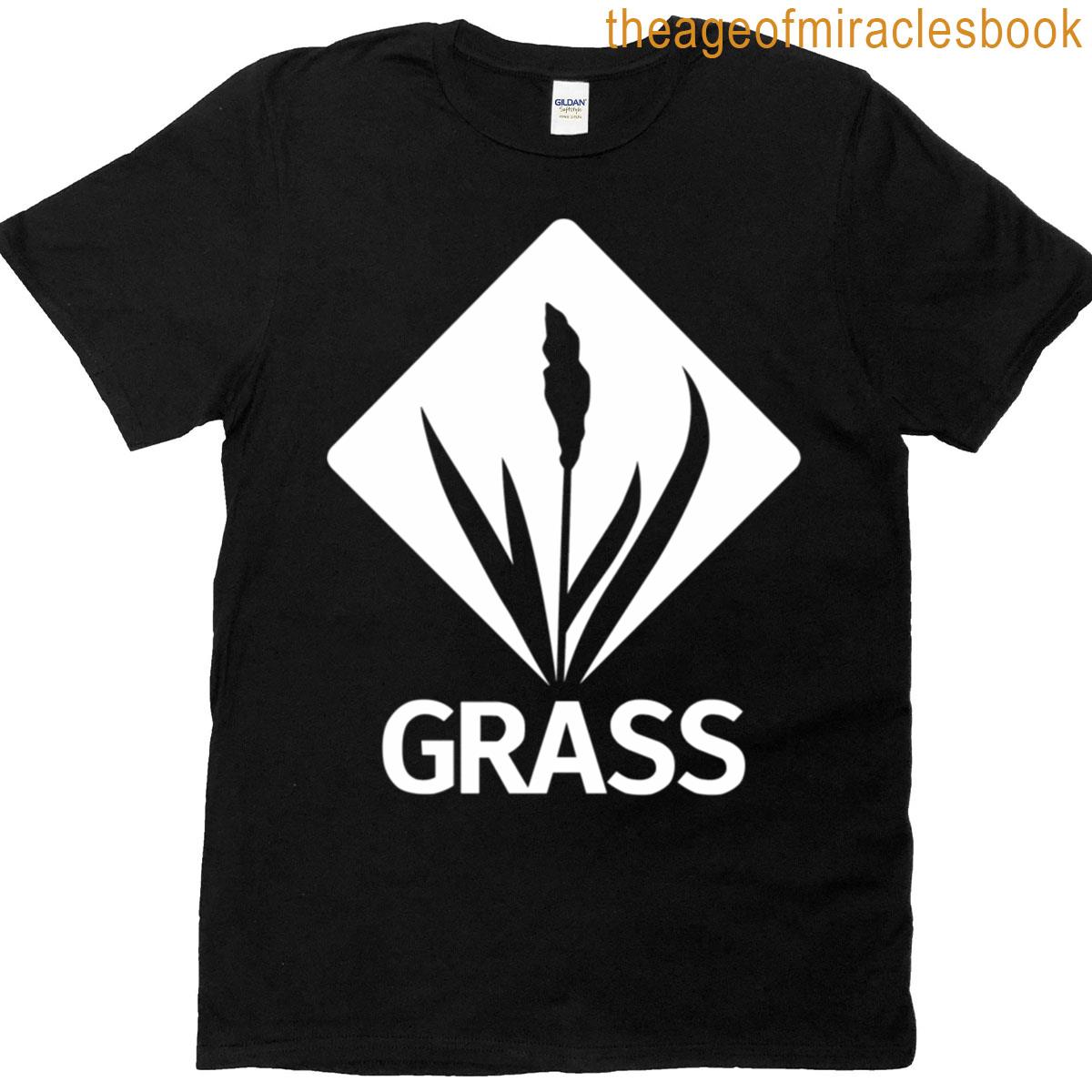 Grass White Logo T-shirt