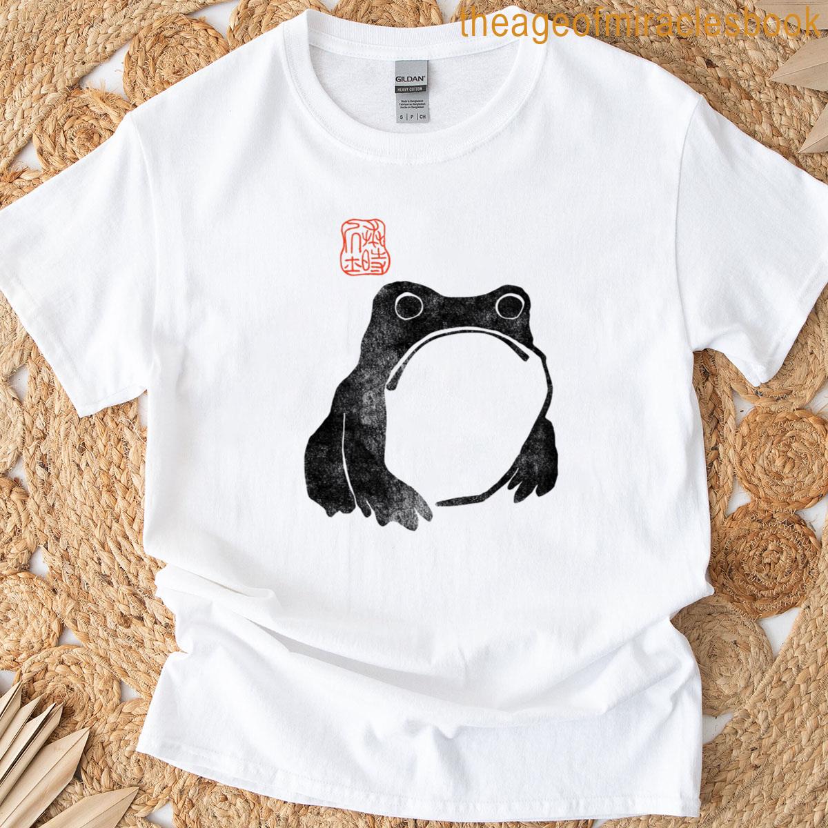 Grumpy Frog Japanese T-shirt