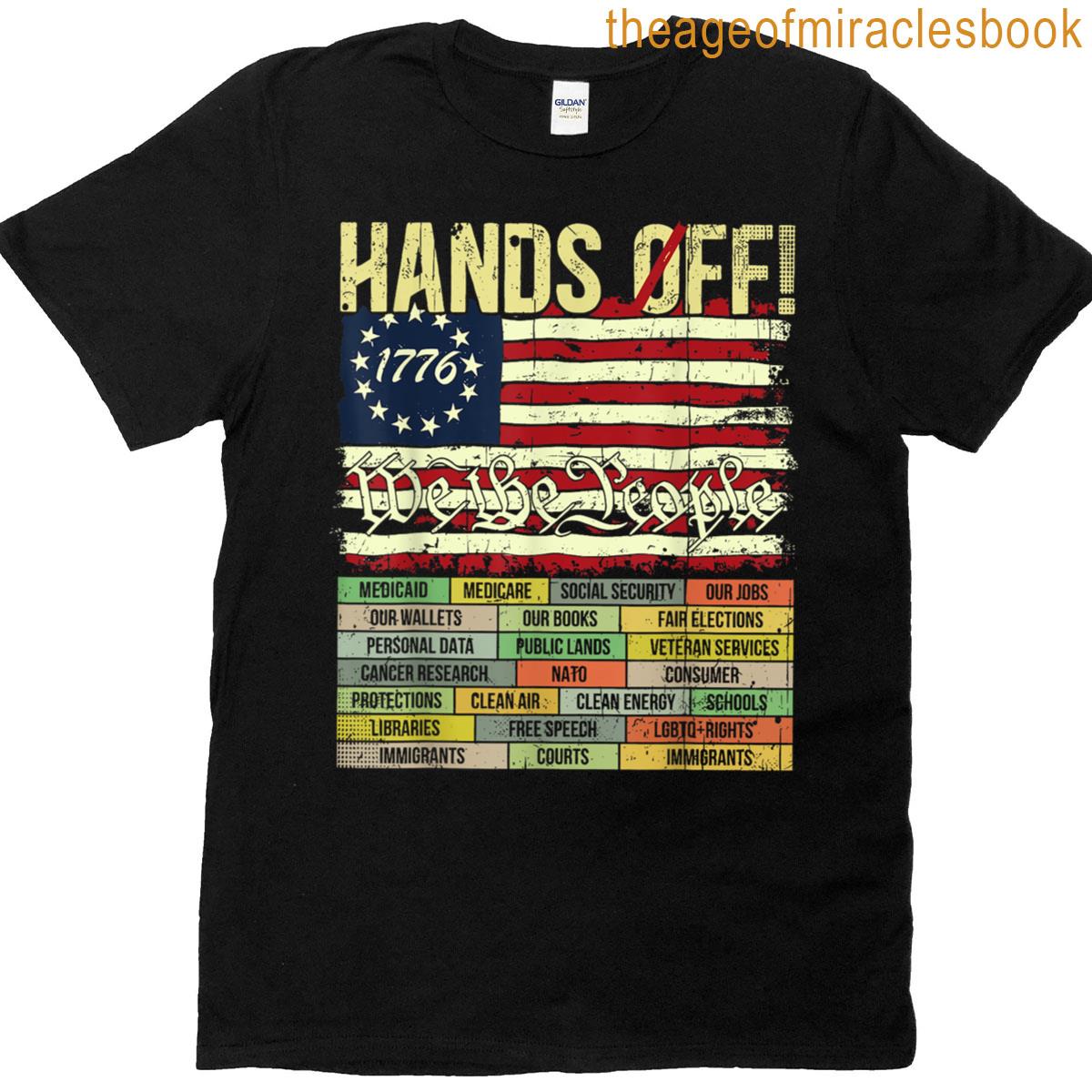 Hands Off Protest Social Security And Medicare Protest T-shirt