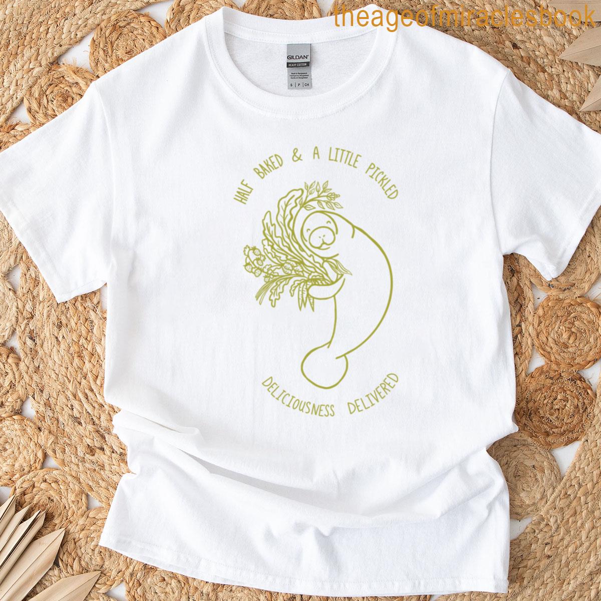 Happy Hungry Green Manatee T-shirt