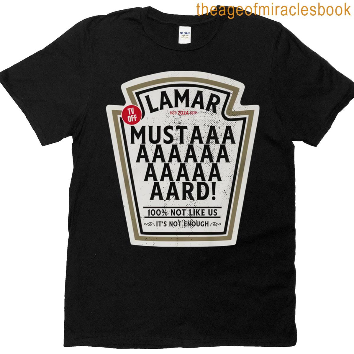 Kendrick Lamar Mustard Tv Off T-shirt