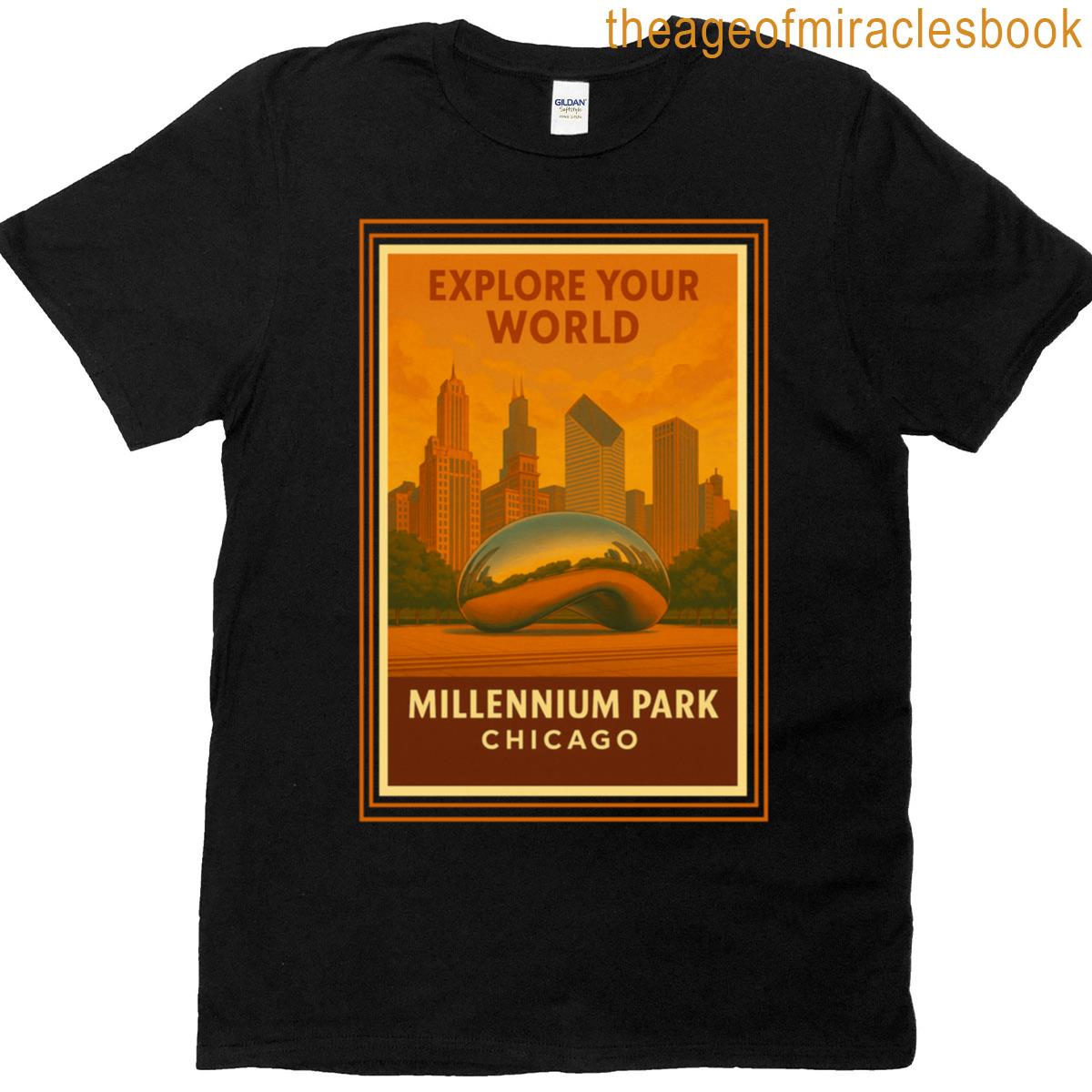 Millennium Park Art Oversized T-shirt