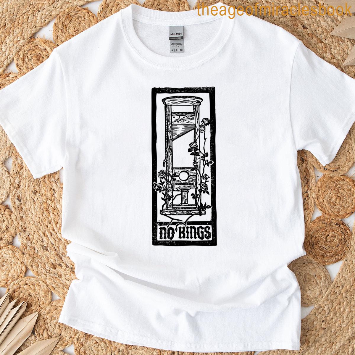 No Kings Block Print T-shirt