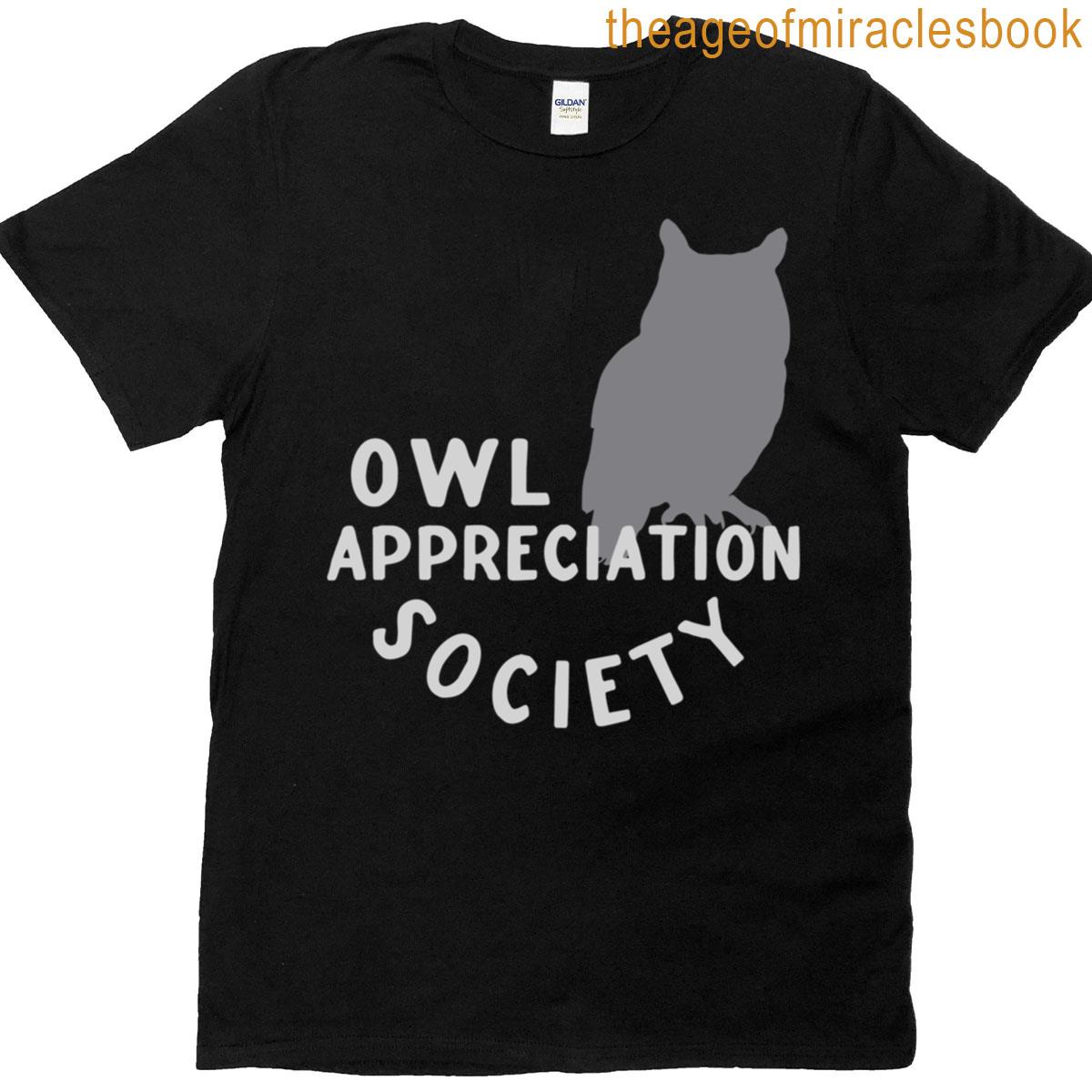 Owl Appreciation Society T-shirt